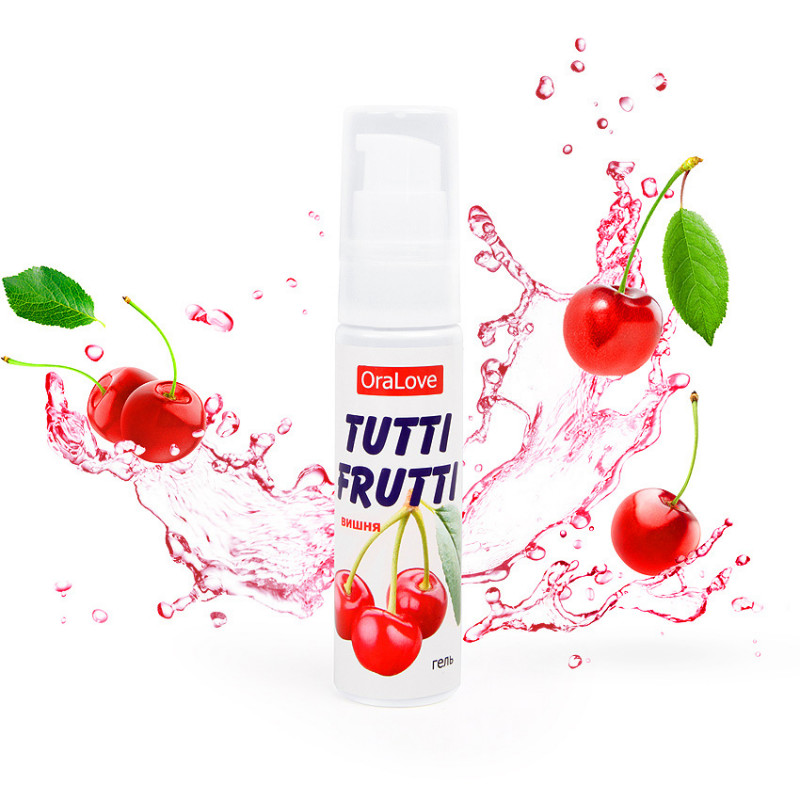 ГЕЛЬ "TUTTI-FRUTTI ВИШНЯ" серии "OraLove" 30г